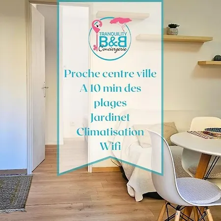 Le Serenite -clim-wifi-proche Centre Ville-plages Apartment